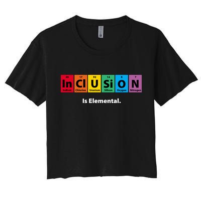 Inclusion Is Elemental Crop Top