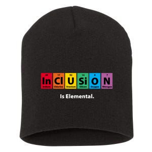 Inclusion Is Elemental Short Acrylic Beanie