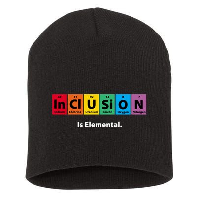 Inclusion Is Elemental Short Acrylic Beanie