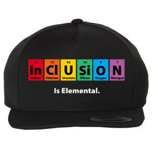 Inclusion Is Elemental Wool Snapback Cap