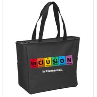 Inclusion Is Elemental Zip Tote Bag