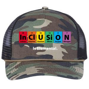 Inclusion Is Elemental Retro Rope Trucker Hat Cap