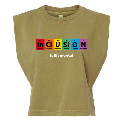 Inclusion Is Elemental Garment-Dyed Women's Muscle Tee