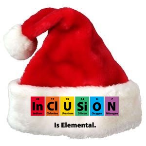 Inclusion Is Elemental Premium Christmas Santa Hat