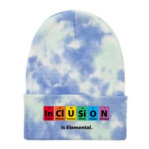 Inclusion Is Elemental Tie Dye 12in Knit Beanie