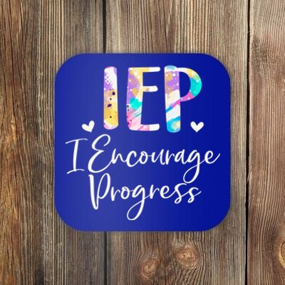 Iep I Encourage Progress Special Education School Teacher Gift Coaster