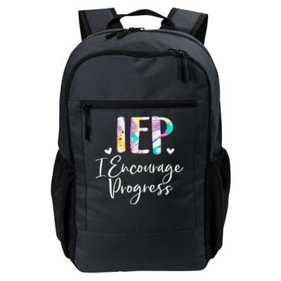 Iep I Encourage Progress Special Education School Teacher Gift Daily Commute Backpack