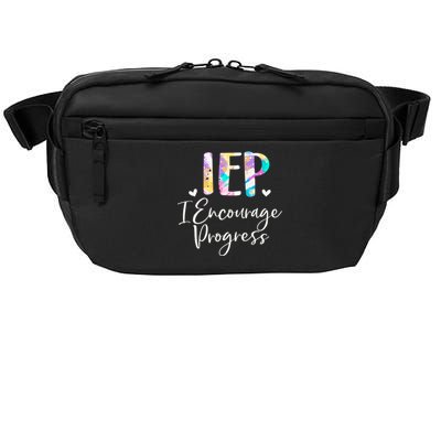 Iep I Encourage Progress Special Education School Teacher Gift Crossbody Pack