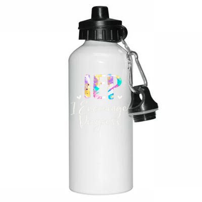 Iep I Encourage Progress Special Education School Teacher Gift Aluminum Water Bottle