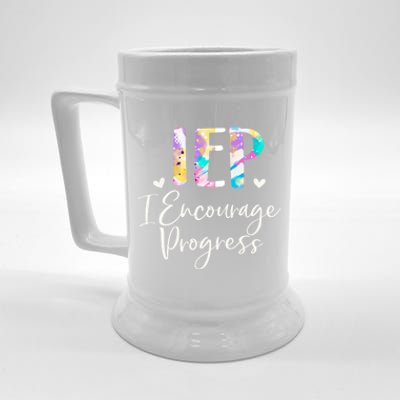 Iep I Encourage Progress Special Education School Teacher Gift Beer Stein