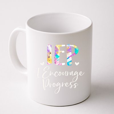 Iep I Encourage Progress Special Education School Teacher Gift Coffee Mug