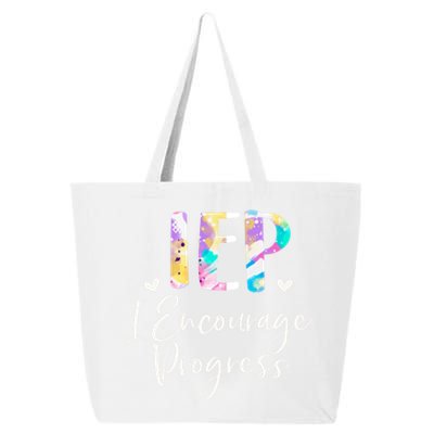 Iep I Encourage Progress Special Education School Teacher Gift 25L Jumbo Tote