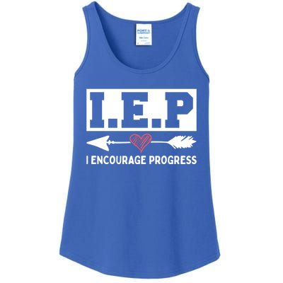 Iep I Encourage Progress Special Education Teacher Gift Ladies Essential Tank