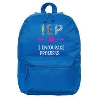 Iep I Encourage Progress Teacher Special Education Meaningful Gift 16 in Basic Backpack