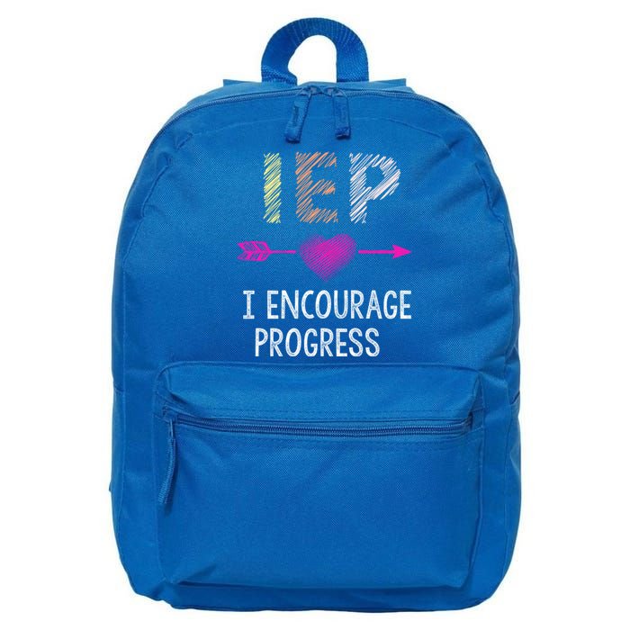 Iep I Encourage Progress Teacher Special Education Meaningful Gift 16 in Basic Backpack