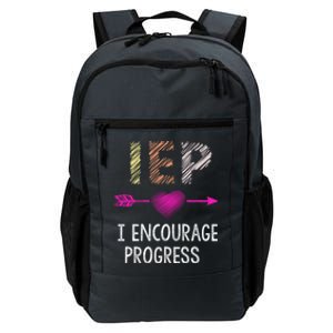 Iep I Encourage Progress Teacher Special Education Meaningful Gift Daily Commute Backpack