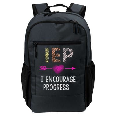 Iep I Encourage Progress Teacher Special Education Meaningful Gift Daily Commute Backpack