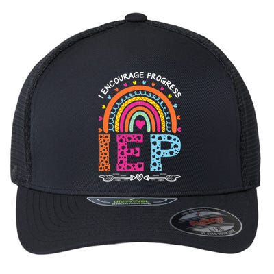 IEP I Encourage Progress Special Education School Teacher Flexfit Unipanel Trucker Cap