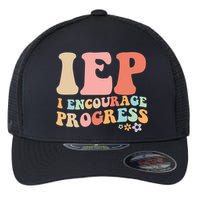 IEP I Encourage Progress Special Education teacher graphics Flexfit Unipanel Trucker Cap