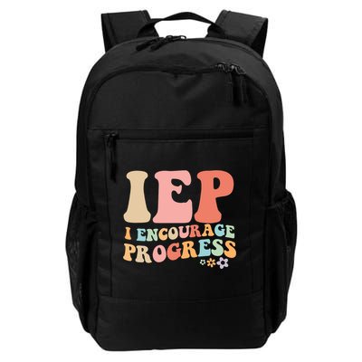 IEP I Encourage Progress Special Education teacher graphics Backpack