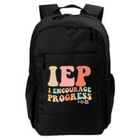 IEP I Encourage Progress Special Education teacher graphics Backpack