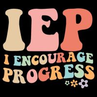 IEP I Encourage Progress Special Education teacher graphics Wool Snapback Cap