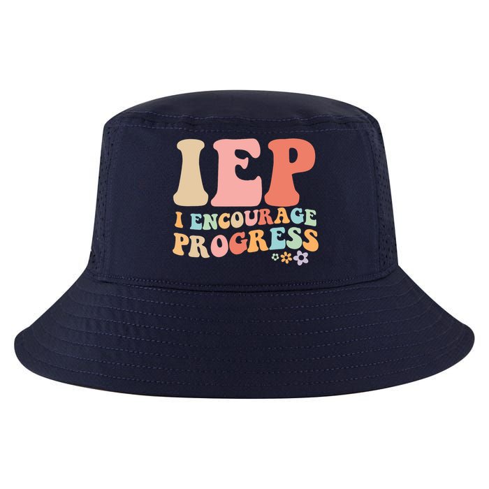 IEP I Encourage Progress Special Education teacher graphics Cool Comfort Performance Bucket Hat