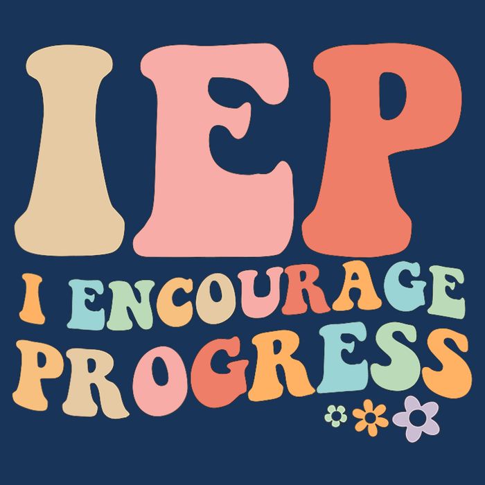 IEP I Encourage Progress Special Education teacher graphics 16 in Basic Backpack