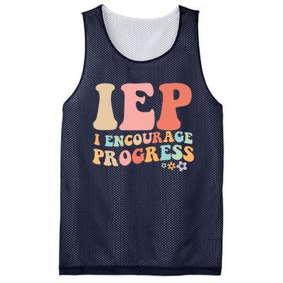 IEP I Encourage Progress Special Education teacher graphics Mesh Reversible Basketball Jersey Tank