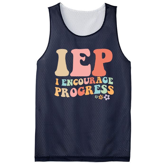 IEP I Encourage Progress Special Education teacher graphics Mesh Reversible Basketball Jersey Tank