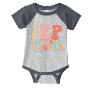 IEP I Encourage Progress Special Education teacher graphics Infant Baby Jersey Bodysuit