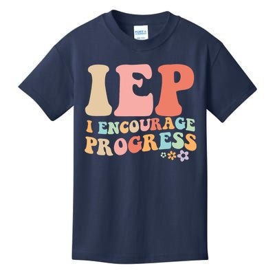 IEP I Encourage Progress Special Education teacher graphics Kids T-Shirt