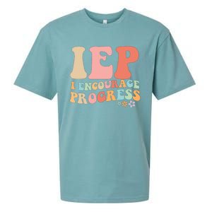 IEP I Encourage Progress Special Education teacher graphics Sueded Cloud Jersey T-Shirt