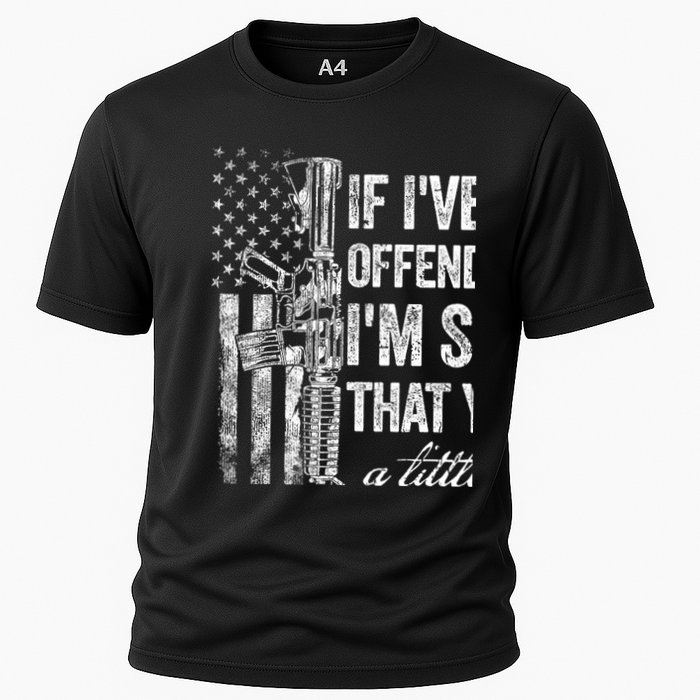 If IVe Ever Offended You IM Sorry American Flag Cooling Performance Crew T-Shirt