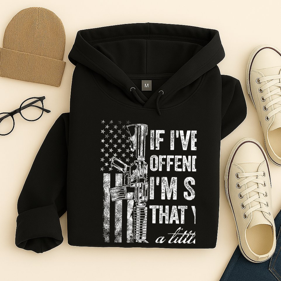 If IVe Ever Offended You IM Sorry American Flag Hoodie