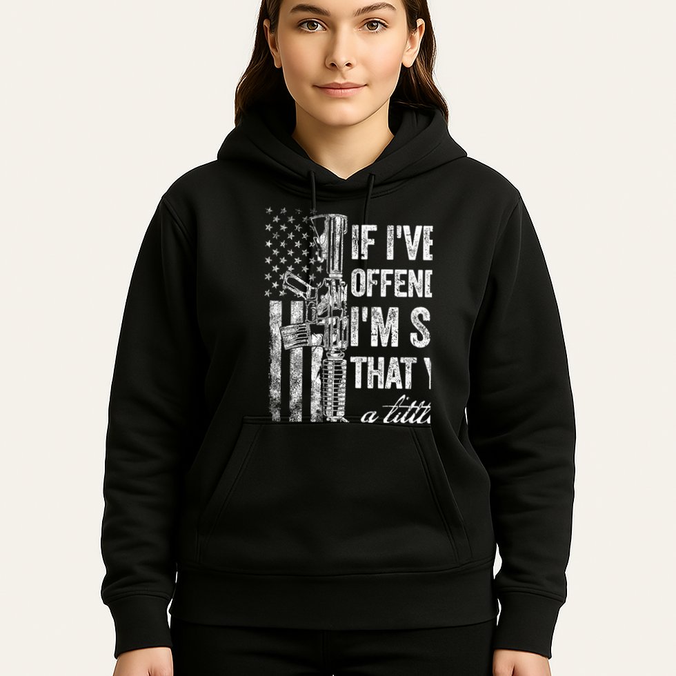 If IVe Ever Offended You IM Sorry American Flag Hoodie