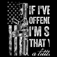 If IVe Ever Offended You IM Sorry American Flag Drawstring Bag