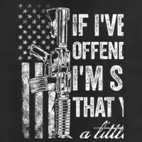 If IVe Ever Offended You IM Sorry American Flag Golf Towel