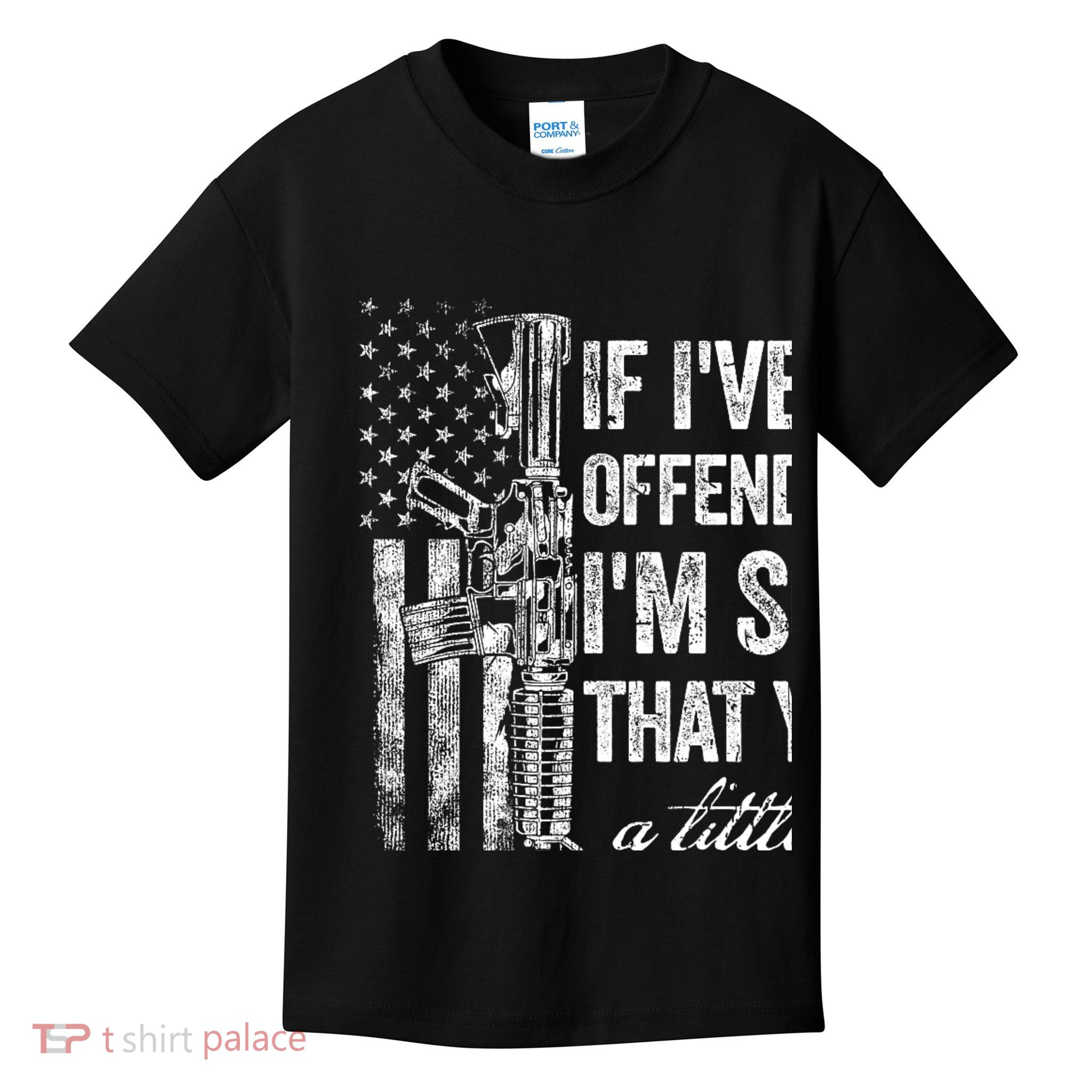 If IVe Ever Offended You IM Sorry American Flag Kids T-Shirt