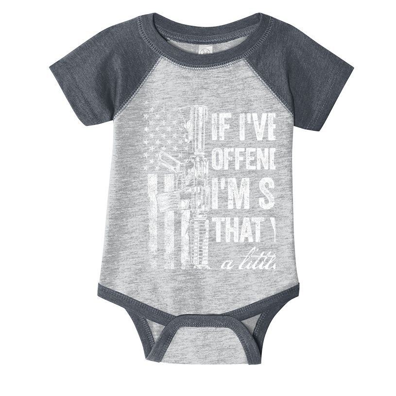 If IVe Ever Offended You IM Sorry American Flag Infant Baby Jersey Bodysuit
