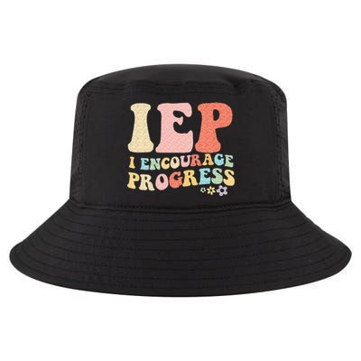 IEP I Encourage Progress Special Education Teacher Graphics Cool Comfort Performance Bucket Hat