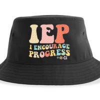 IEP I Encourage Progress Special Education Teacher Graphics Sustainable Bucket Hat