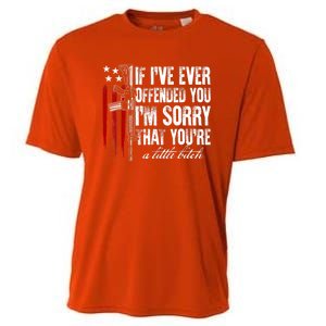 If I've Ever Offended You I'm Sorry American Flag Cooling Performance Crew T-Shirt