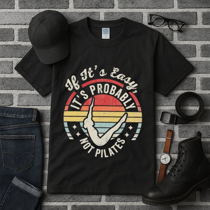 If ItS Easy ItS Probably Not Pilates Tall T-Shirt