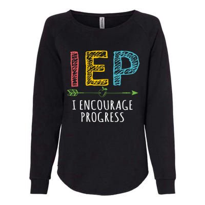 Iep I Encourage Progress Chalk Special Education Teacher Great Gift Womens California Wash Sweatshirt