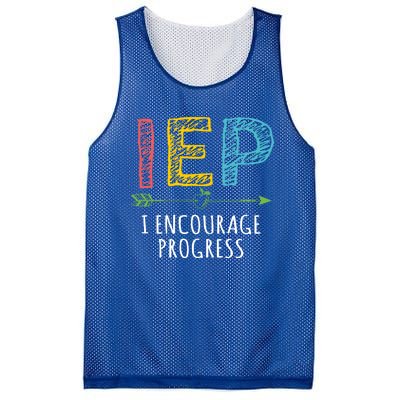 Iep I Encourage Progress Chalk Special Education Teacher Great Gift Mesh Reversible Basketball Jersey Tank