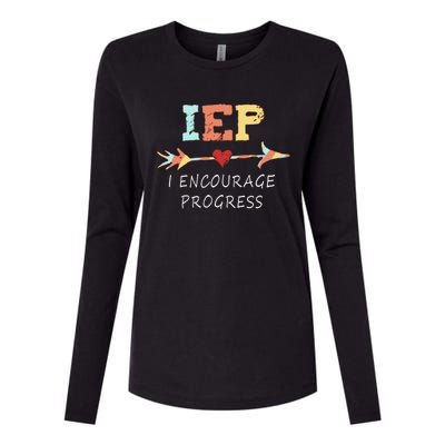 Iep I Encourage Progress Special Education Great Gift Teacher Tee Gift Womens Cotton Relaxed Long Sleeve T-Shirt