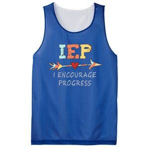 Iep I Encourage Progress Special Education Great Gift Teacher Tee Gift Mesh Reversible Basketball Jersey Tank