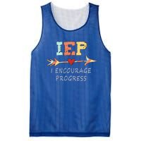 Iep I Encourage Progress Special Education Great Gift Teacher Tee Gift Mesh Reversible Basketball Jersey Tank