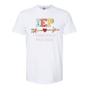 Iep I Encourage Progress Special Education Great Gift Teacher Tee Gift Softstyle CVC T-Shirt